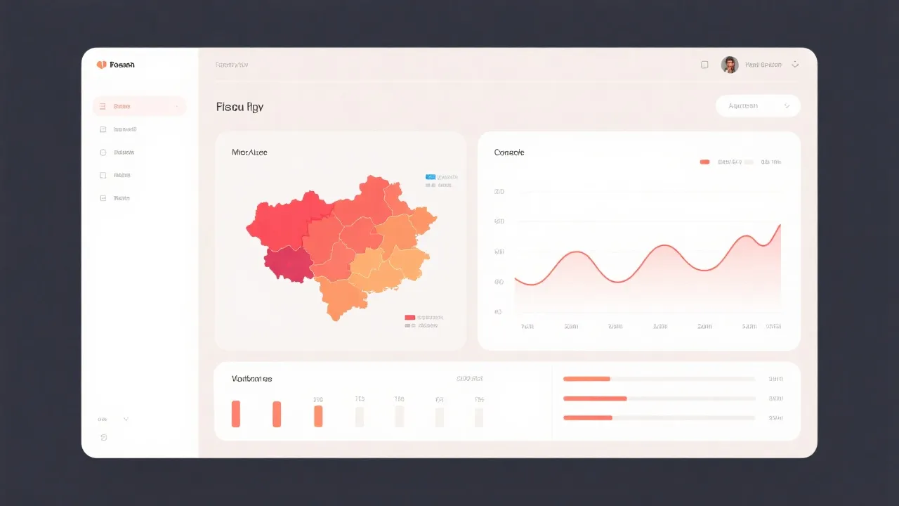 趋势与热力图示意