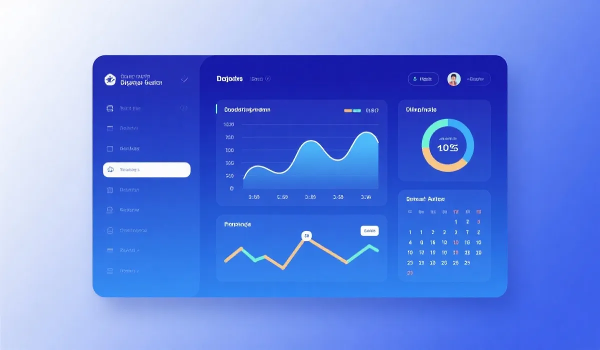 数据面板示意图