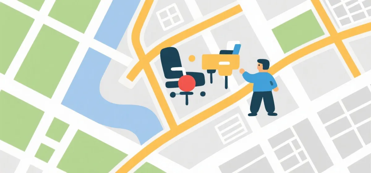 办公位置示意图