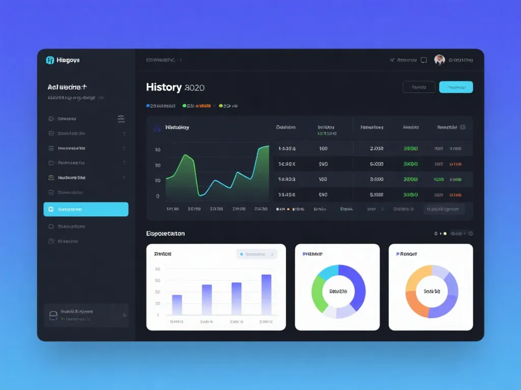 历史数据查询界面演示